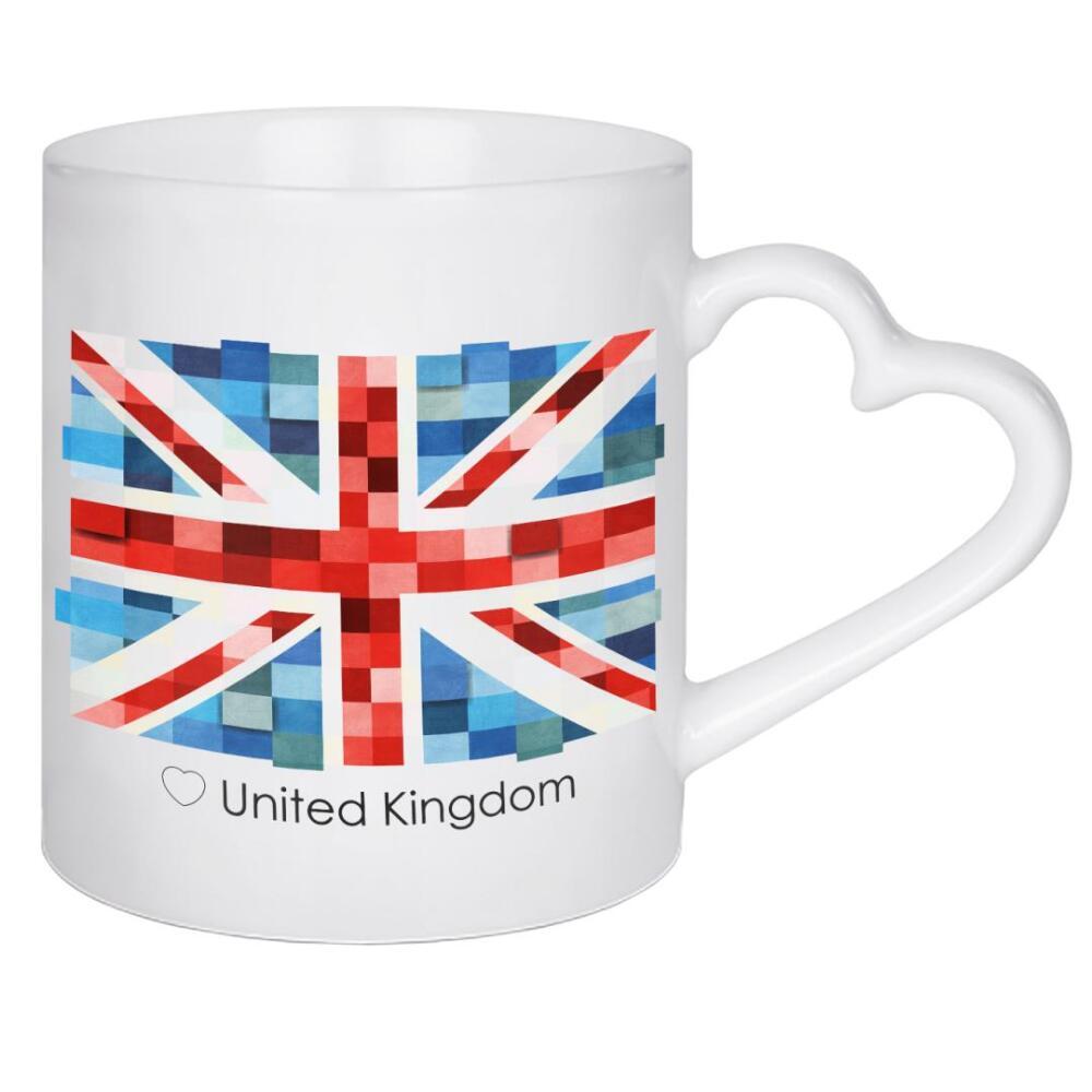 Herztasse "United Kingdom UK Flag" artboxONE - Reise,Reise / Länder