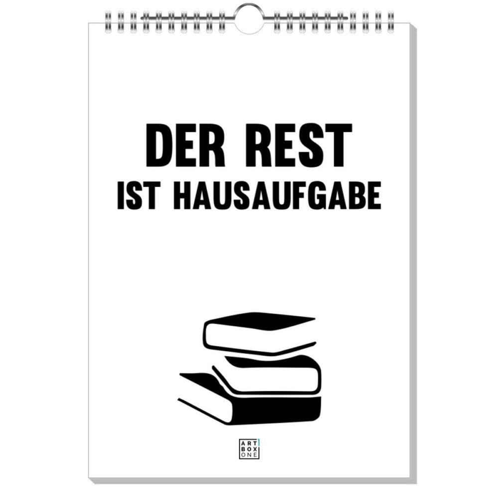 artboxONE Wandkalender A4 2026 Mathe fällt aus Lehrer