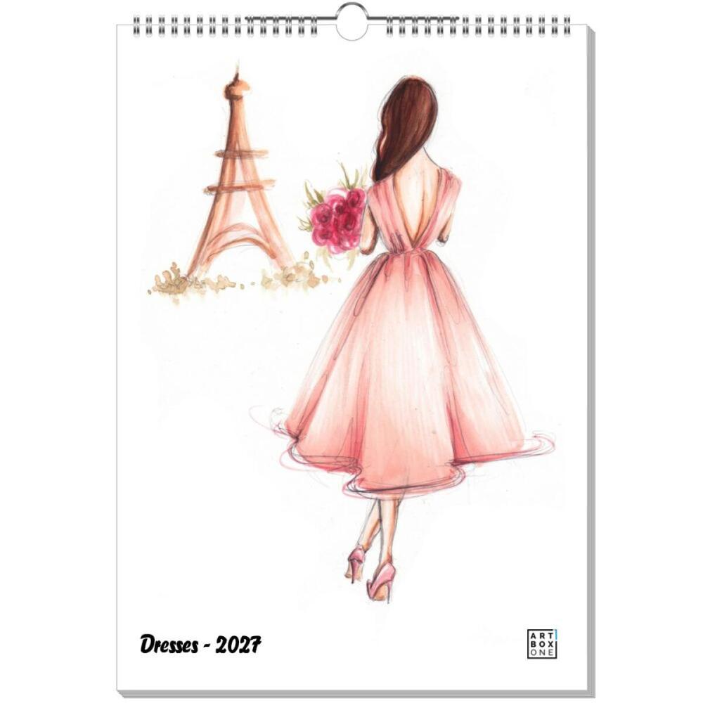 artboxONE Wandkalender A3 2026 Dresses Fashion