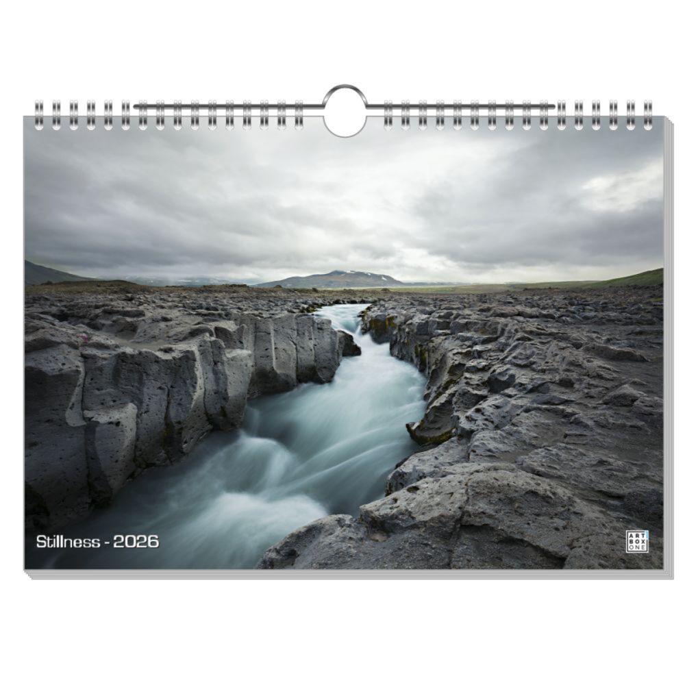 artboxONE Wandkalender A4 2026 Stillness Natur