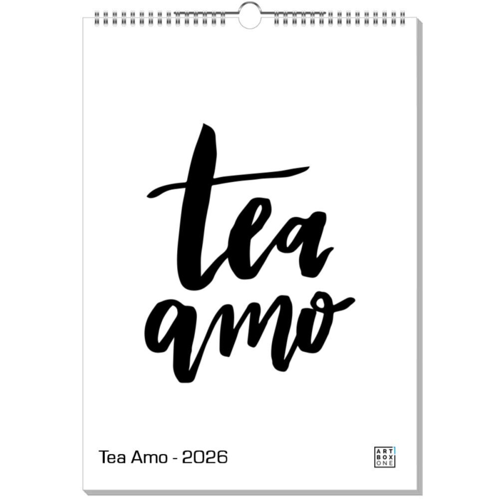 artboxONE Wandkalender A3 2025 Tea Amo Tee