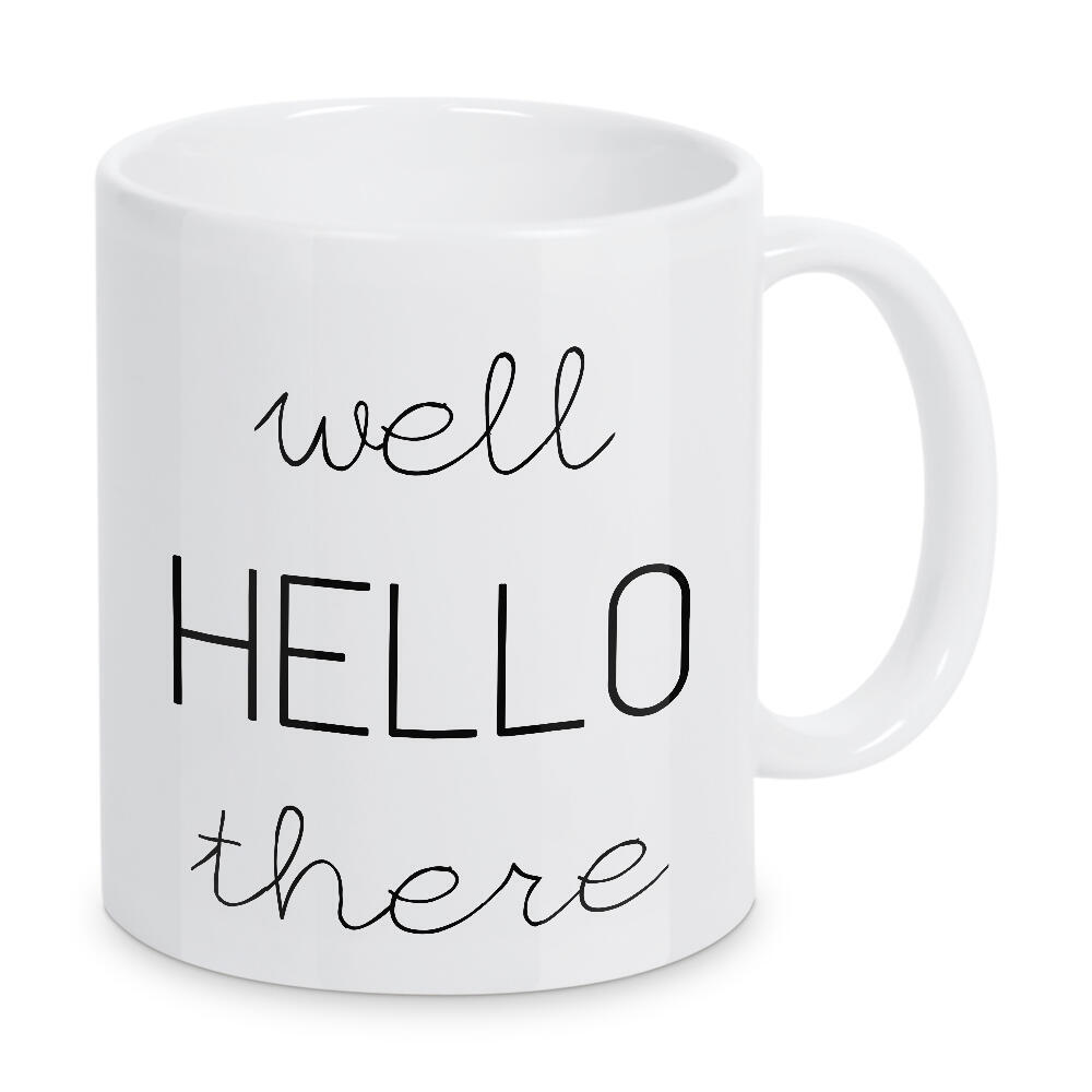 Tasse "Hello There" artboxONE - Typografie,Lustig