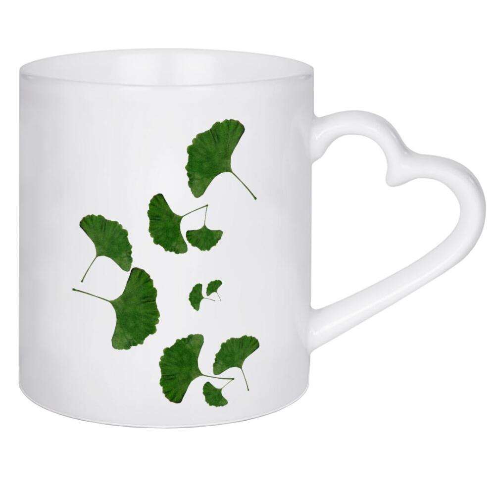 Herztasse "Ginkgo Crowd" artboxONE - Natur,Floral