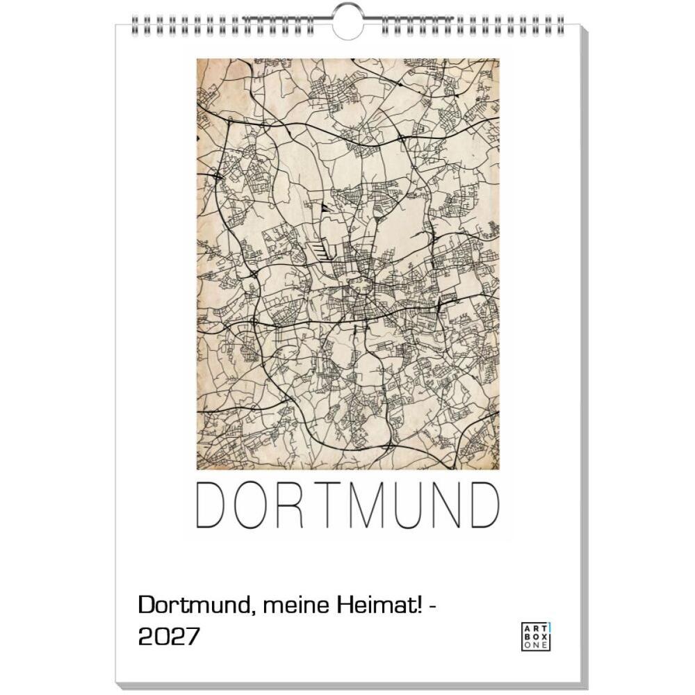 artboxONE Wandkalender A3 2026 Dortmund, meine Heimat! Dortmund