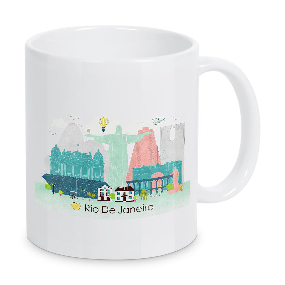 Tasse "Rio de Janeiro Skyline" artboxONE - Reise / Länder,Städte / Rio de Janeiro