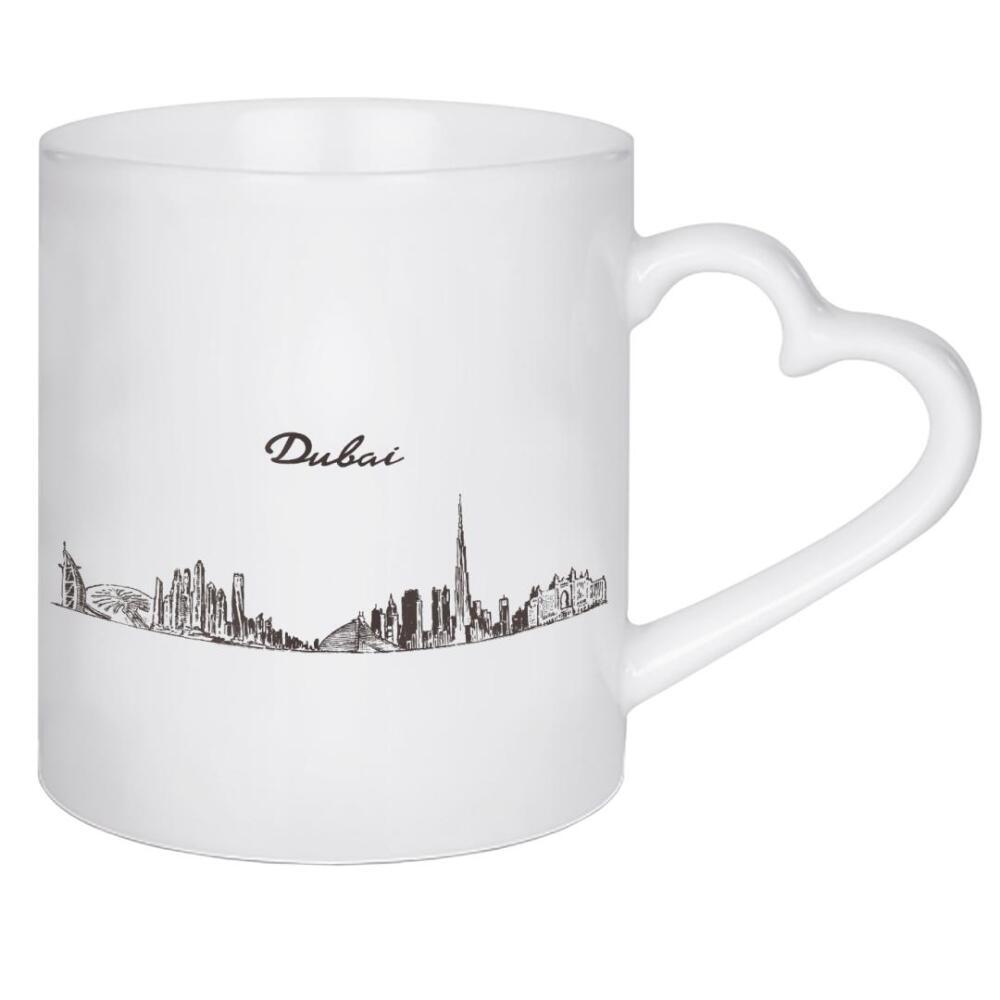 Herztasse "Dubai 3" artboxONE - Städte,Architektur,Städte / Dubai - Dubai