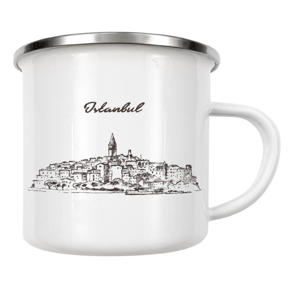 Emaille Tasse "Istanbul" artboxONE - Städte,Architektur,Städte / Istanbul