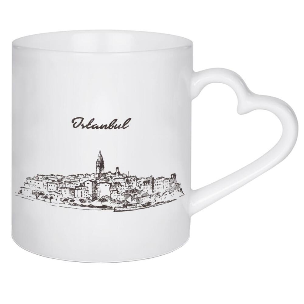 Herztasse "Istanbul" artboxONE - Städte,Architektur,Städte / Istanbul