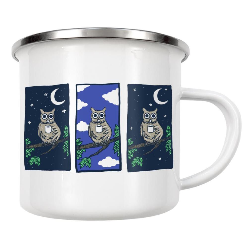 Emaille Tasse "Coffee Hangover" artboxONE - Für Kinder,Tiere