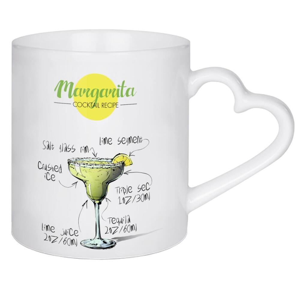 Herztasse "Cocktail Margarita" artboxONE - Essen & Trinken,Essen & Trinken / Alkohol,Festivals