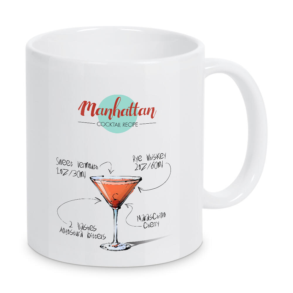Tasse "Cocktail Manhattan" artboxONE - Essen & Trinken,Essen & Trinken / Alkohol,Festivals