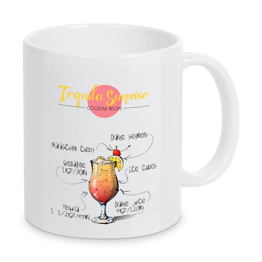 Tasse "Cocktail Tequila Sunrise" artboxONE - Essen & Trinken,Essen & Trinken / Alkohol,Festivals