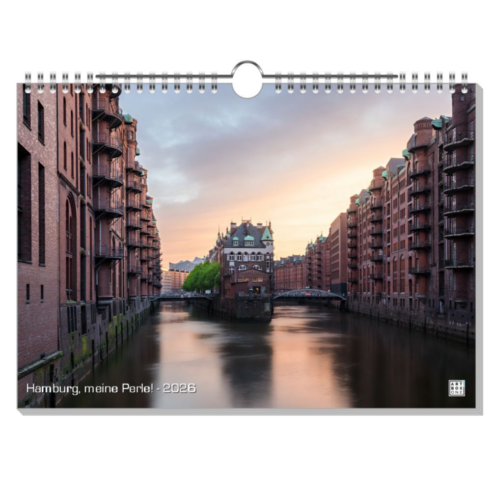 artboxONE Wandkalender A4 2025 Hamburg, meine Perle! Hamburg