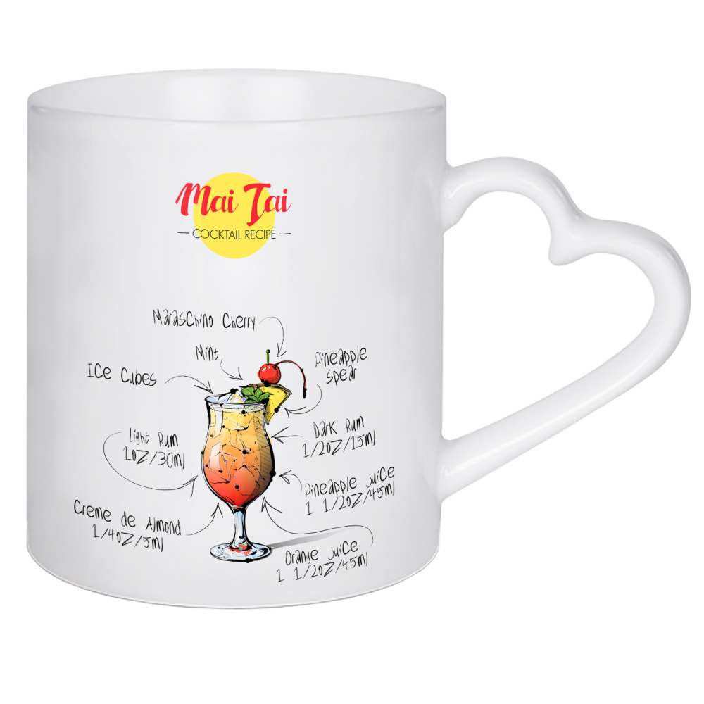 Herztasse "Cocktail Mai Tai" artboxONE - Essen & Trinken,Essen & Trinken / Alkohol,Festivals