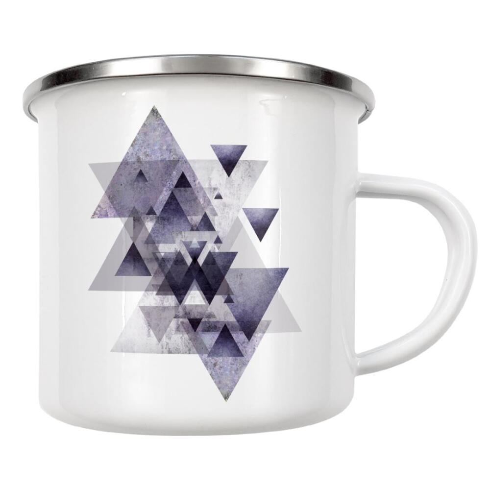 Emaille Tasse "Geometric Scandi" artboxONE - Abstrakt,Geometrie