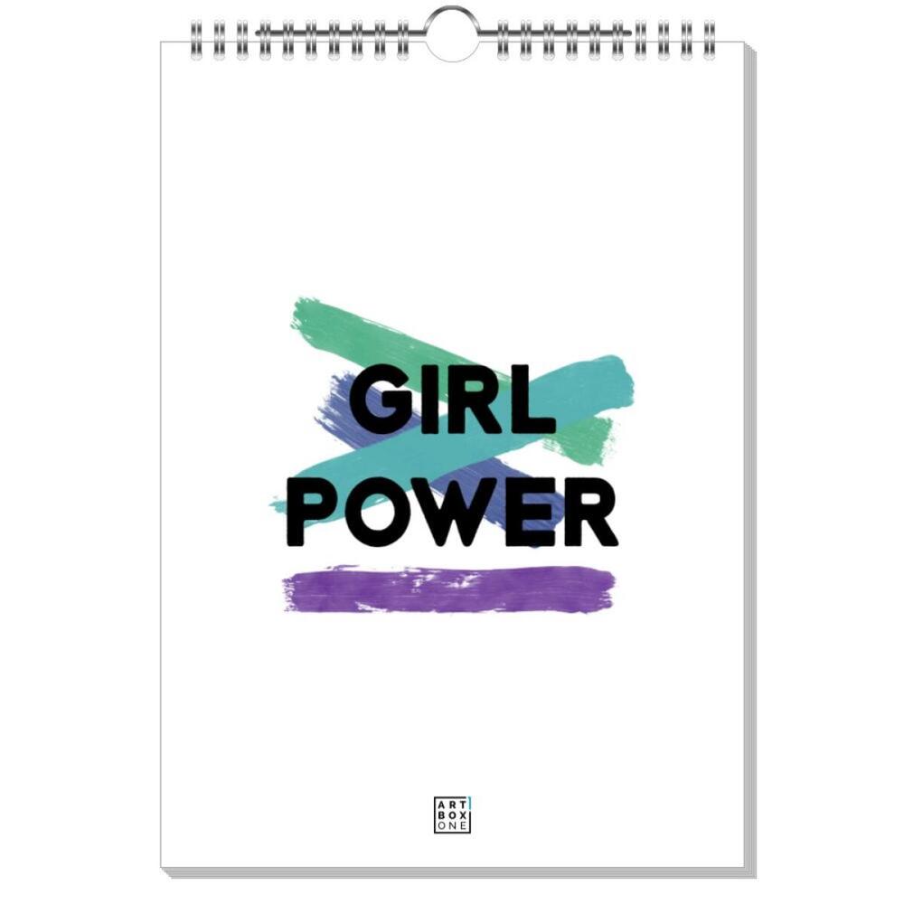 artboxONE Wandkalender A4 2026 Girl Power Feminismus