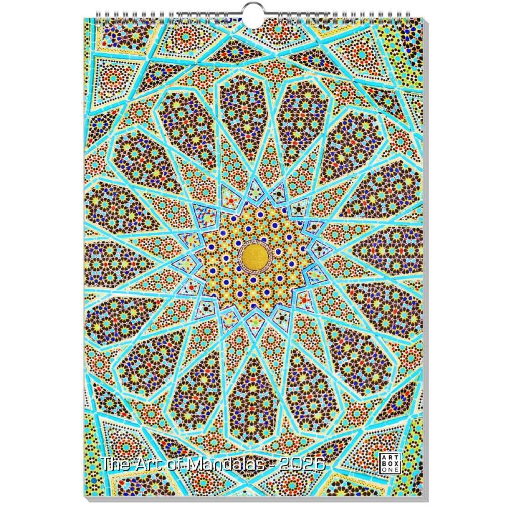 artboxONE Wandkalender A3 2026 The Art of Mandalas Mandala