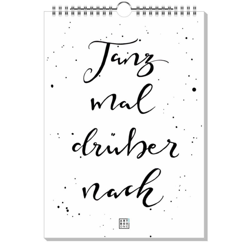 artboxONE Wandkalender A4 2026 Tanz mal drüber nach Tanzen