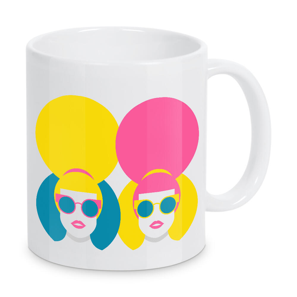 Tasse "Glam Girls" artboxONE - Fashion - Woman,Lady,Style,Fashion,Pop art,Sunglasses,Hairdo,Sonnenbrillen,Frau,Stylish