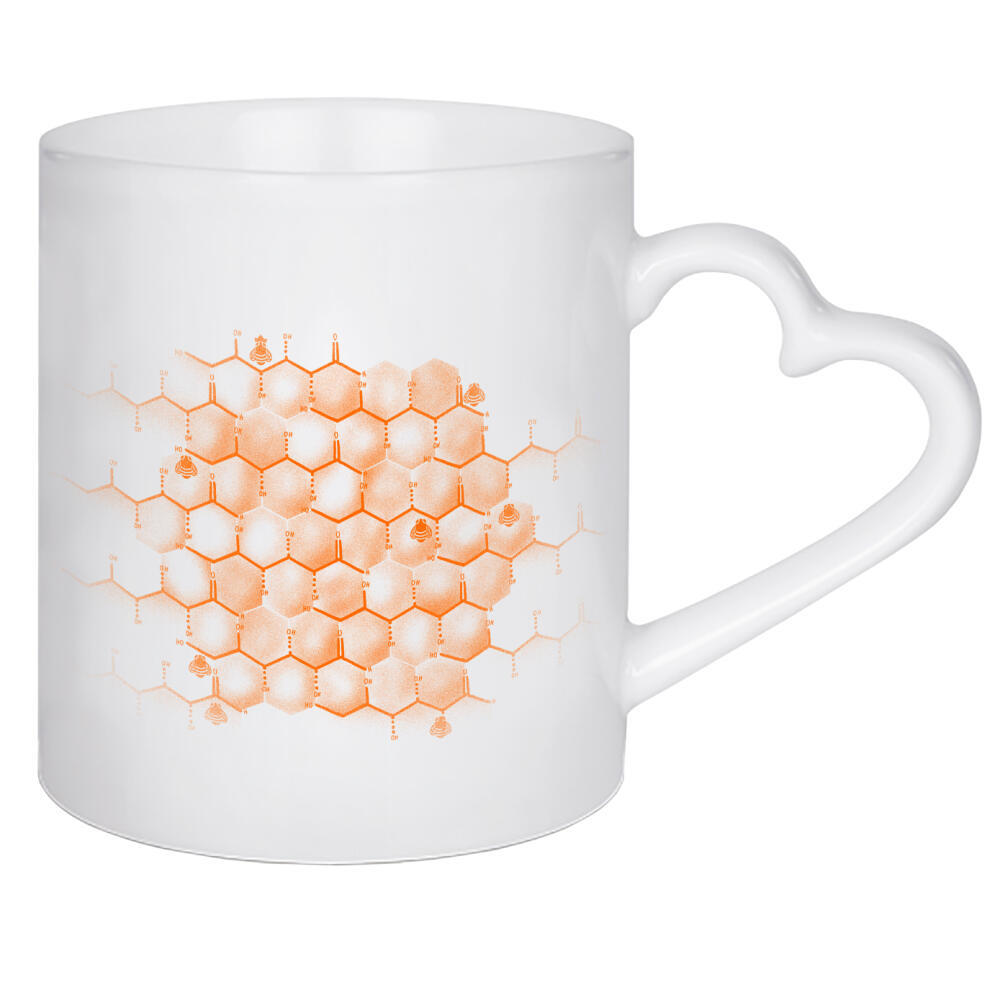 Herztasse "Glucose Hive" artboxONE - Natur,Tiere
