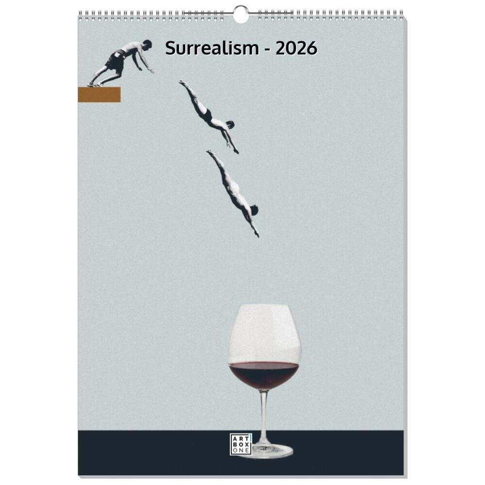 artboxONE Wandkalender A2 2026 Surrealism Surrealismus