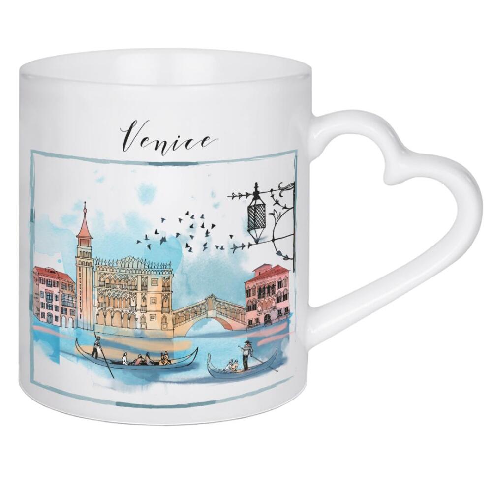 Herztasse "Watercolor Venice" artboxONE - Städte,Reise,Architektur,Städte / Venedig
