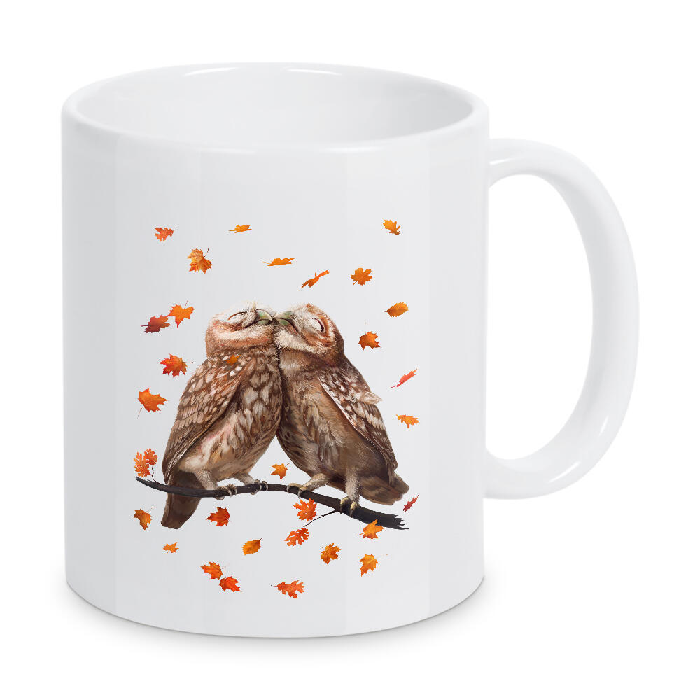 Tasse "Autumn owls" artboxONE - Natur,Tiere