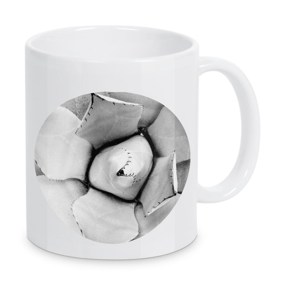 Tasse "Agave" artboxONE - Natur,Floral,Schwarzweiß