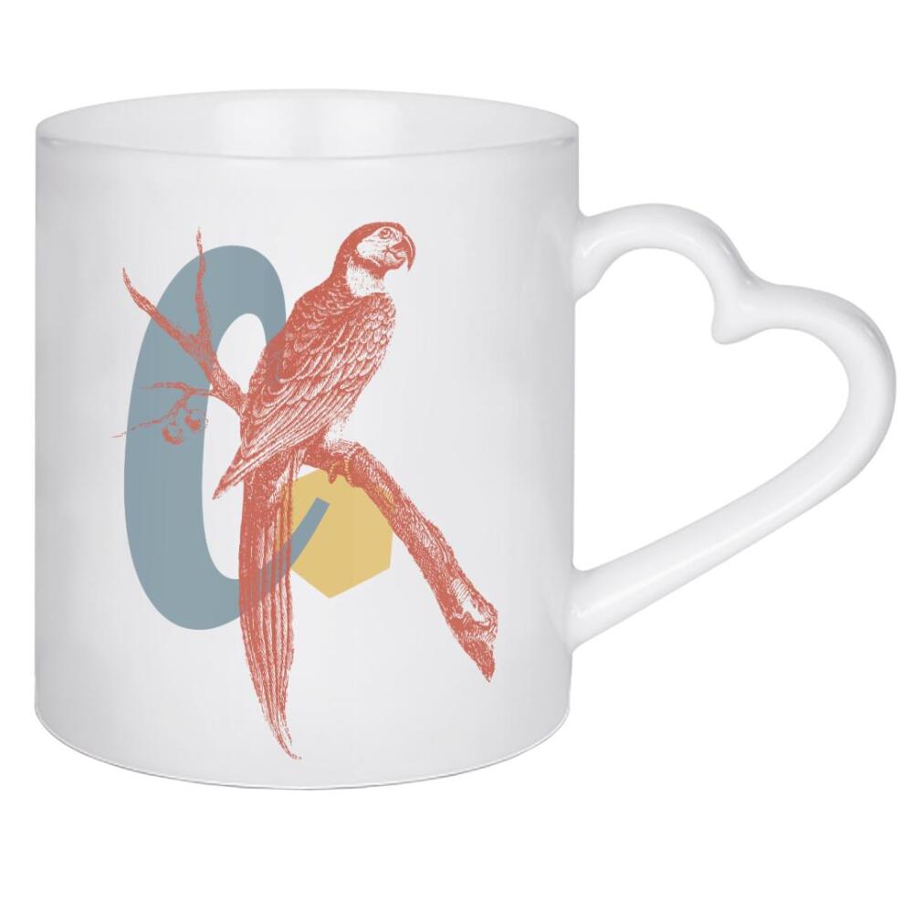 Herztasse "C - Alphabet" artboxONE - Typografie,Floral,Für Kinder,Abstrakt