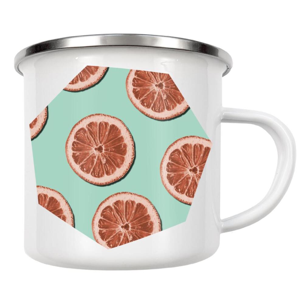 Emaille Tasse "Lemons 02" artboxONE - Natur,Essen & Trinken,Abstrakt
