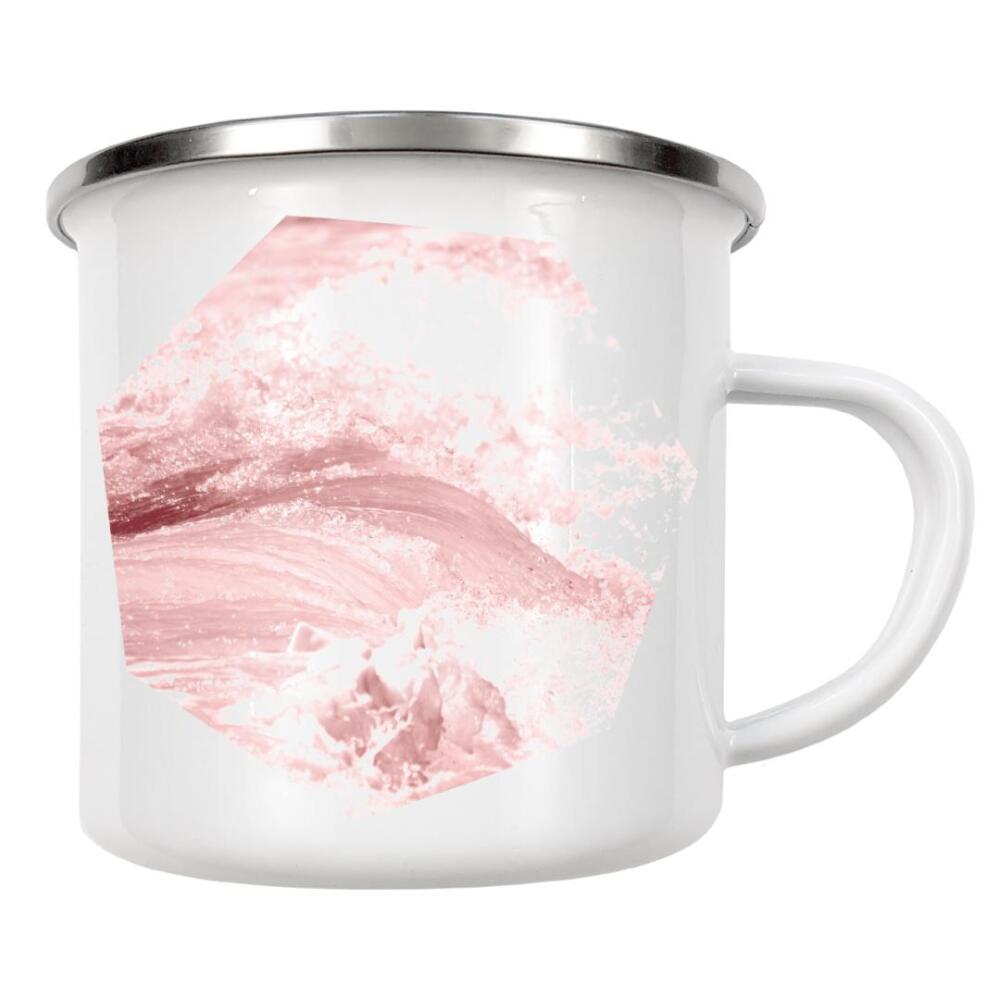 Emaille Tasse "Wave 01" artboxONE - Natur,Reise,Abstrakt,Reise / Strand und Meer