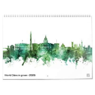 World Cities in green