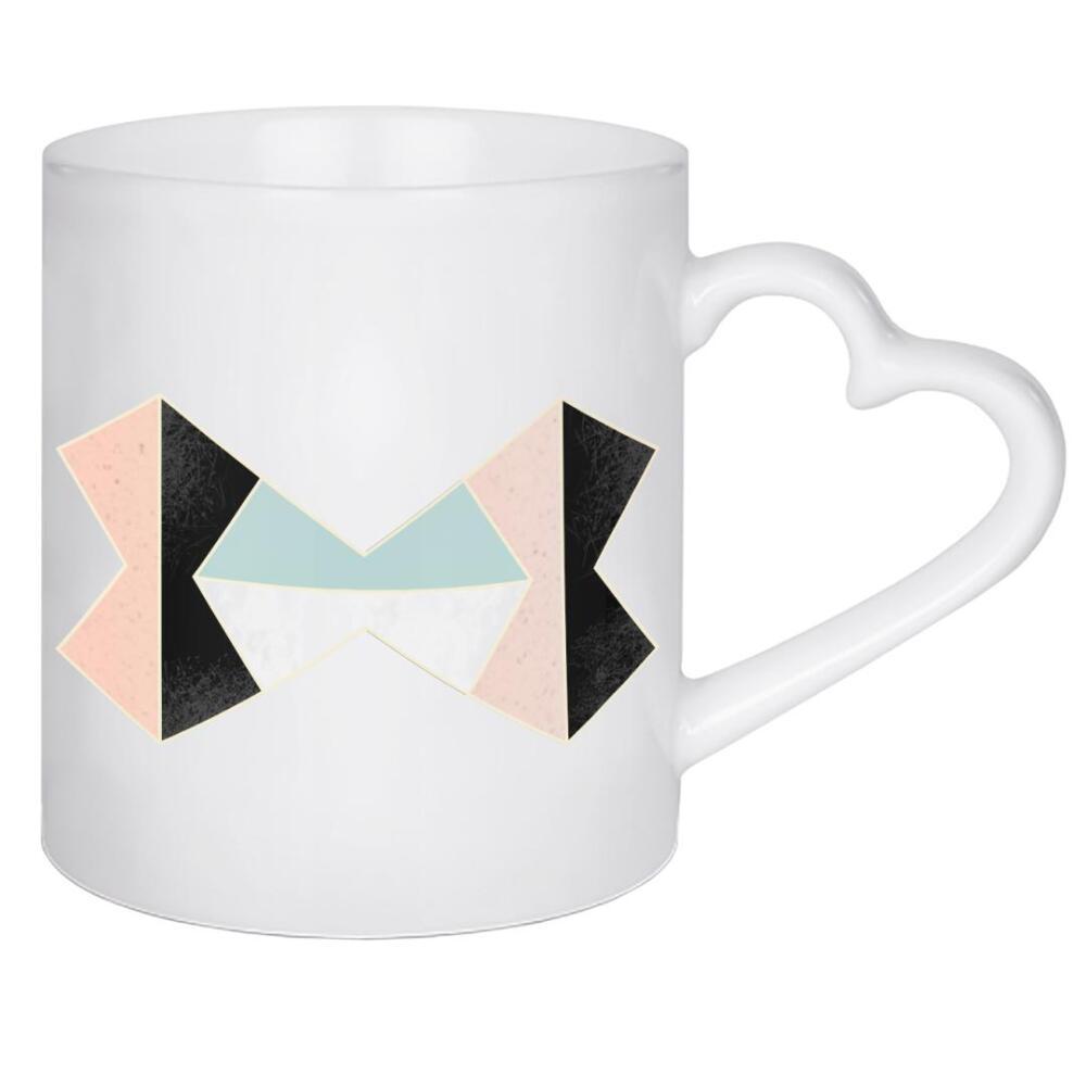 Herztasse "Mixed Material Tiles" artboxONE - Architektur,Geometrie,Marmor
