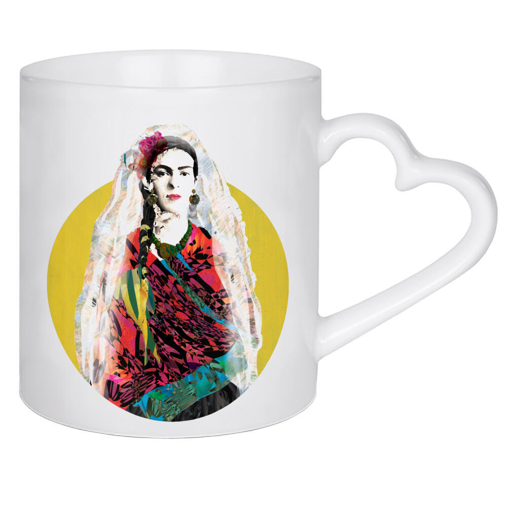 Herztasse "Frida With Vail" artboxONE - Menschen