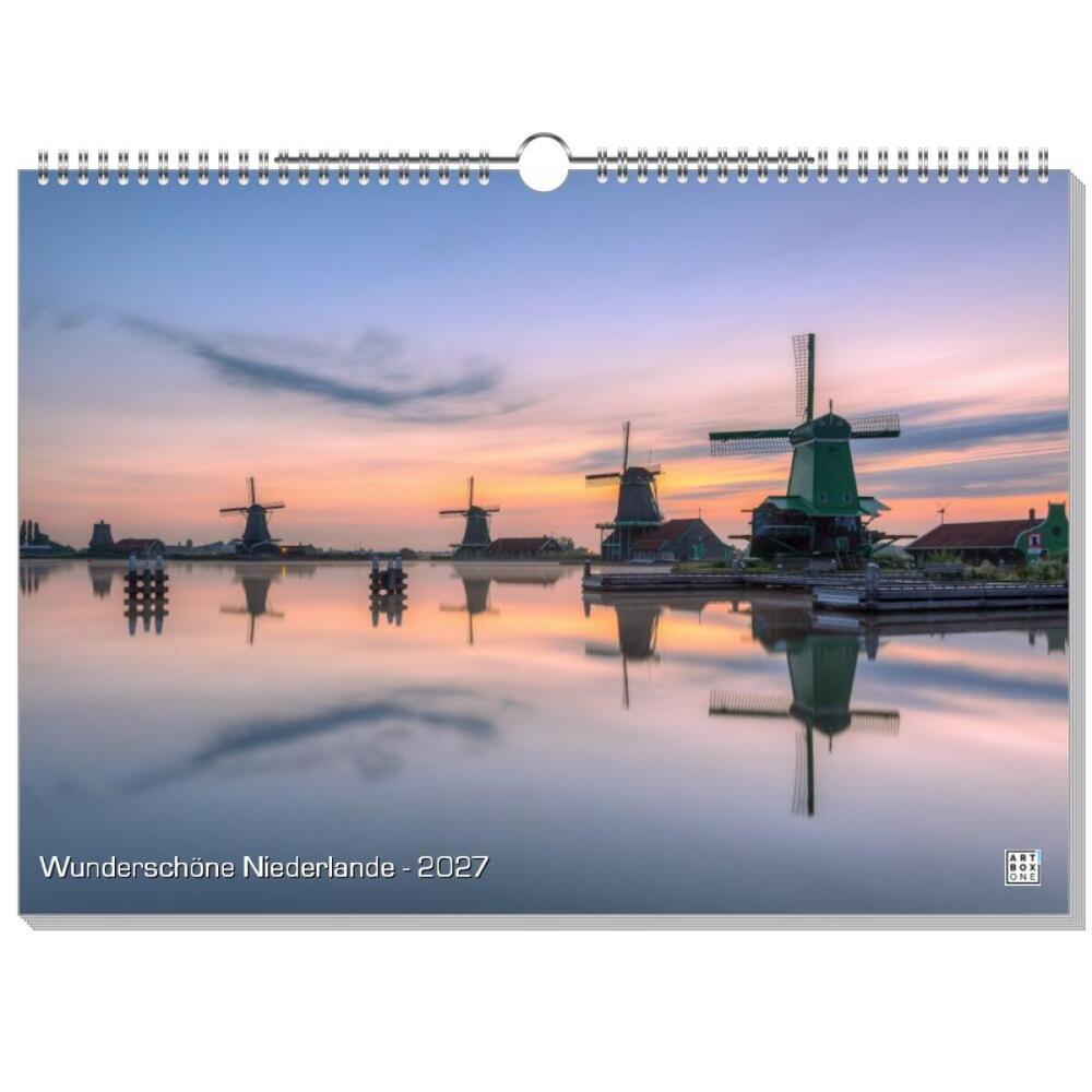 artboxONE Wandkalender A3 2026 Wunderschöne Niederlande Reise