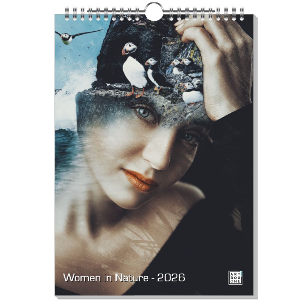 artboxONE Wandkalender A4 2026 Women in Nature Frauen