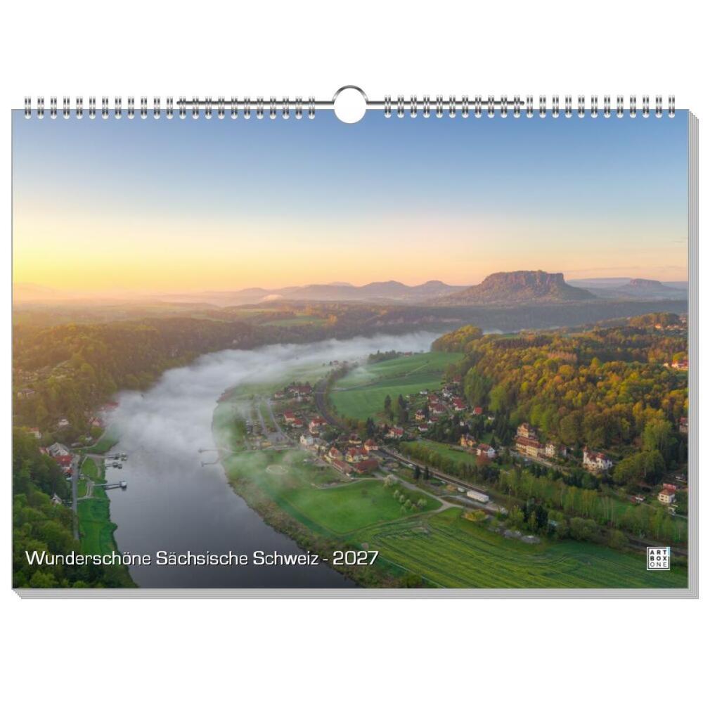 artboxONE Wandkalender A3 2026 Wunderschöne Sächsische Schweiz Natur