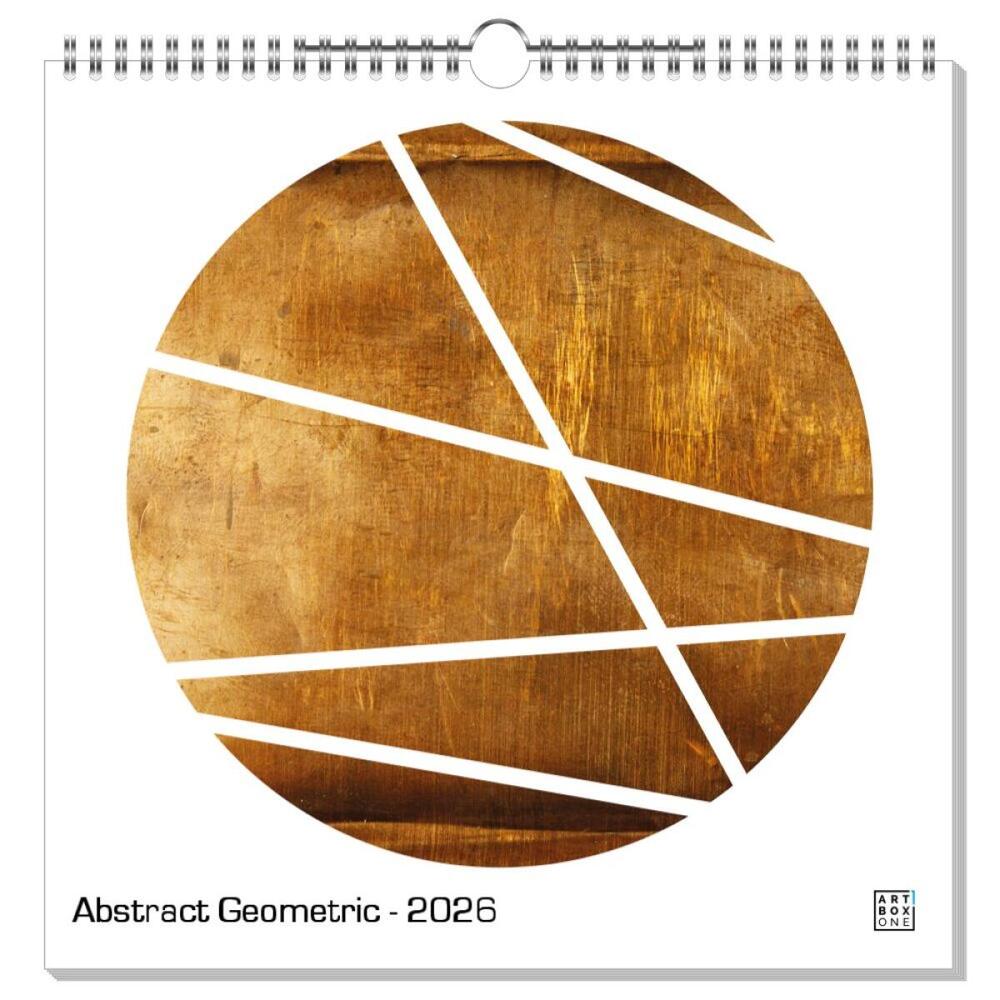 artboxONE Wandkalender Quadratisch 2023 Abstract Geometric Geometrie