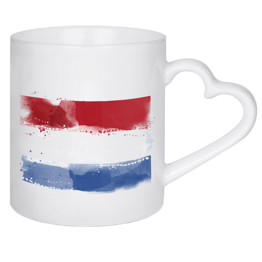 Herztasse "Flag of Netherland" artboxONE - Reise