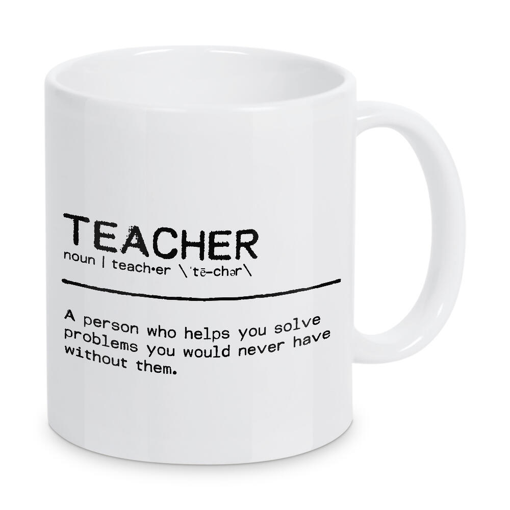 Tasse "Teacher Quote" artboxONE - Typografie,Schwarzweiß,Lustig
