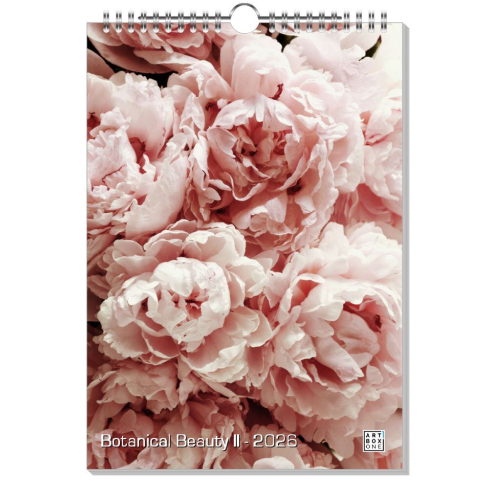 artboxONE Wandkalender A4 2026 Botanical Beauty II Blumen
