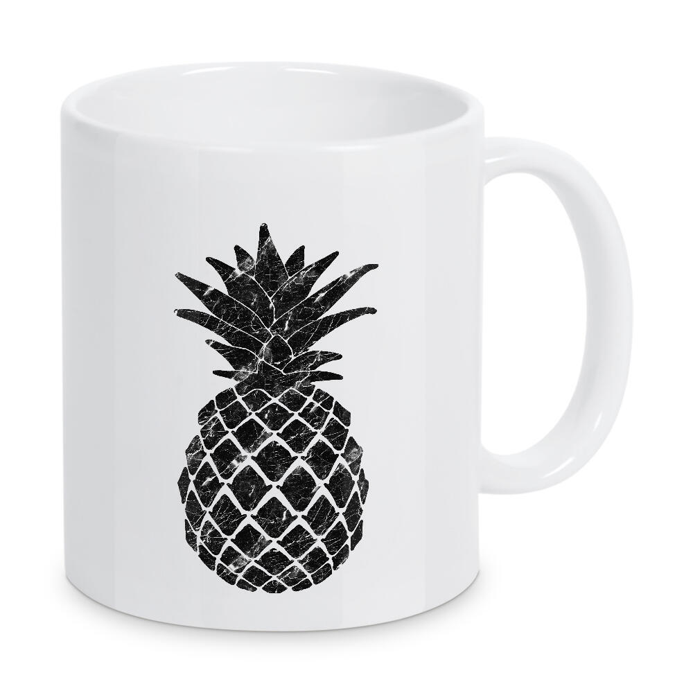 Tasse "Marble Pineapple" artboxONE - Natur,Abstrakt,Geometrie,Marmor,Essen & Trinken / Obst & Gemüse