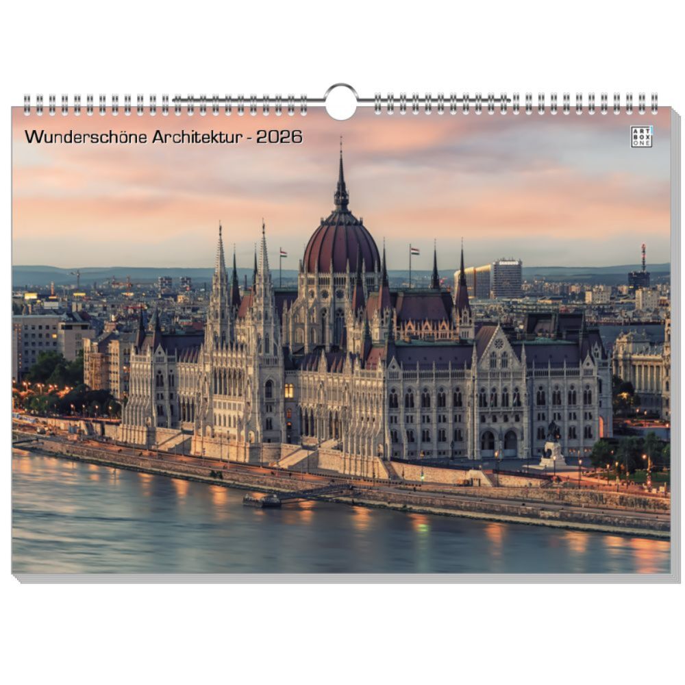 artboxONE Wandkalender A3 2026 Wunderschöne Architektur Architektur