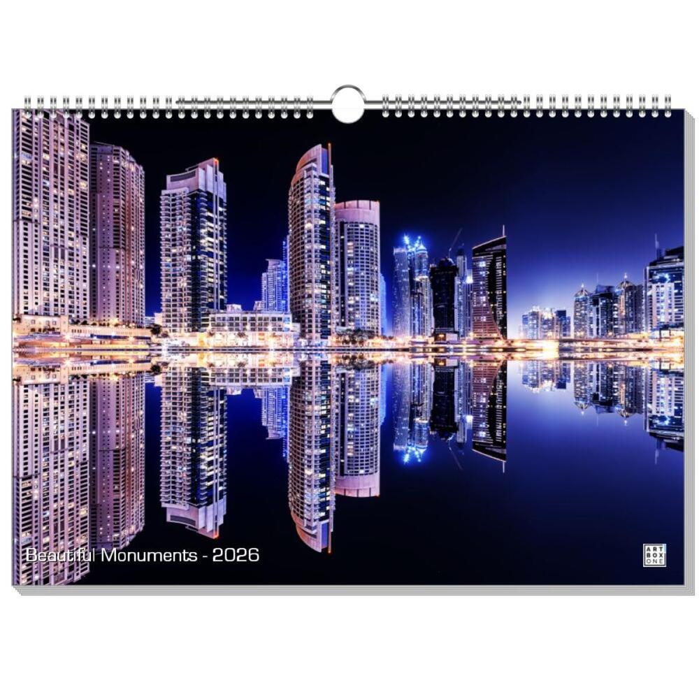 artboxONE Wandkalender A3 2026 Beautiful Monuments Architektur