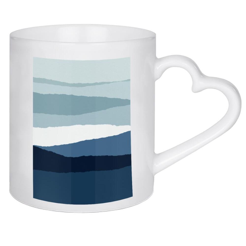 Herztasse "Abstract Paper Cut" artboxONE - Natur,Abstrakt