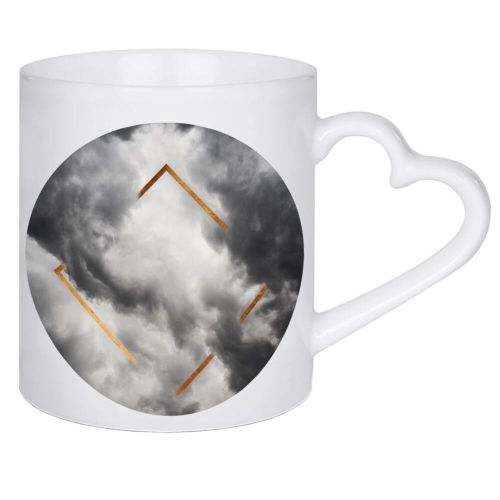 Herztasse "Clouds 01" artboxONE - Natur,Abstrakt,Geometrie