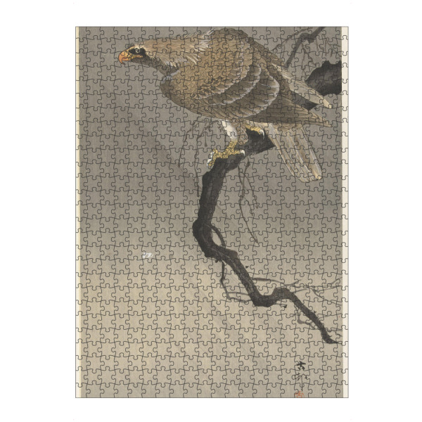 artboxONE Puzzle "Adler auf Ast" artboxONE - Natur,Tiere - Ohara,Koson,Kunst,Malerei,Gemälde,Natur,Adler,Vogel,Bird,Baum,Japan - Bild ohara