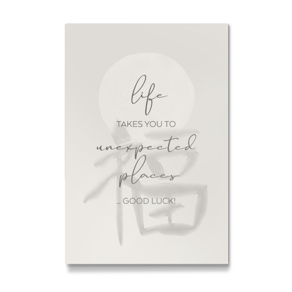 Galerie-Print "Viel Glück - Japandi Stil" 30x20 cm artboxONE