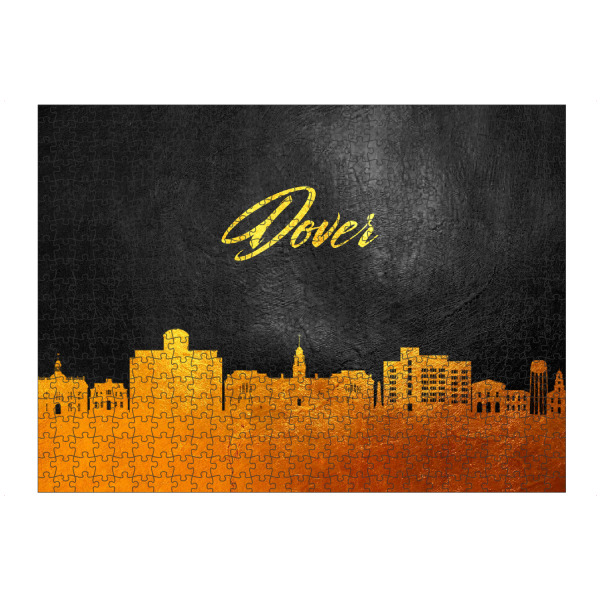 Puzzle Ravensburger "Dover Delaware Gold Skyline" artboxONE - Städte - Dover,Delaware,Gold,Skyline,City,Stadt - Bild dover
