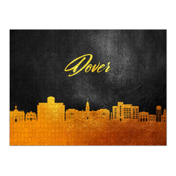 Puzzle Ravensburger "Dover Delaware Gold Skyline" artboxONE - Städte - Dover,Delaware,Gold,Skyline,City,Stadt - Bild dover